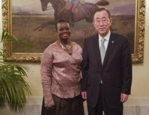 With Mr. Ban Ki-moon, former Secretary General, UN