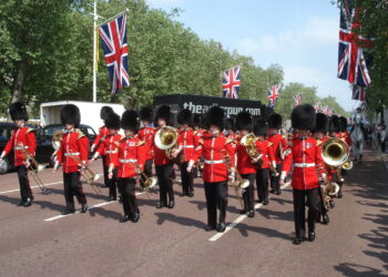 The Irish Guards during the procession (Photo by Nikoletta Hossó)