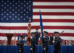 The Air Mobility Command's Change of Command Ceremony at Scott AFB, IL